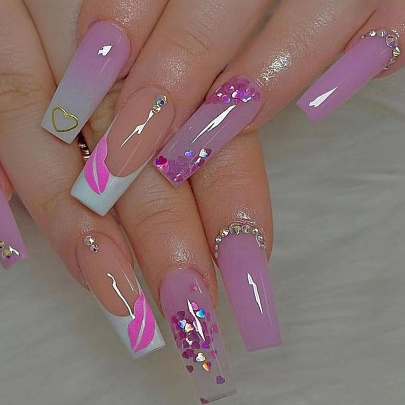 Dekoratives Press-On Nagelkunst Set Brehn