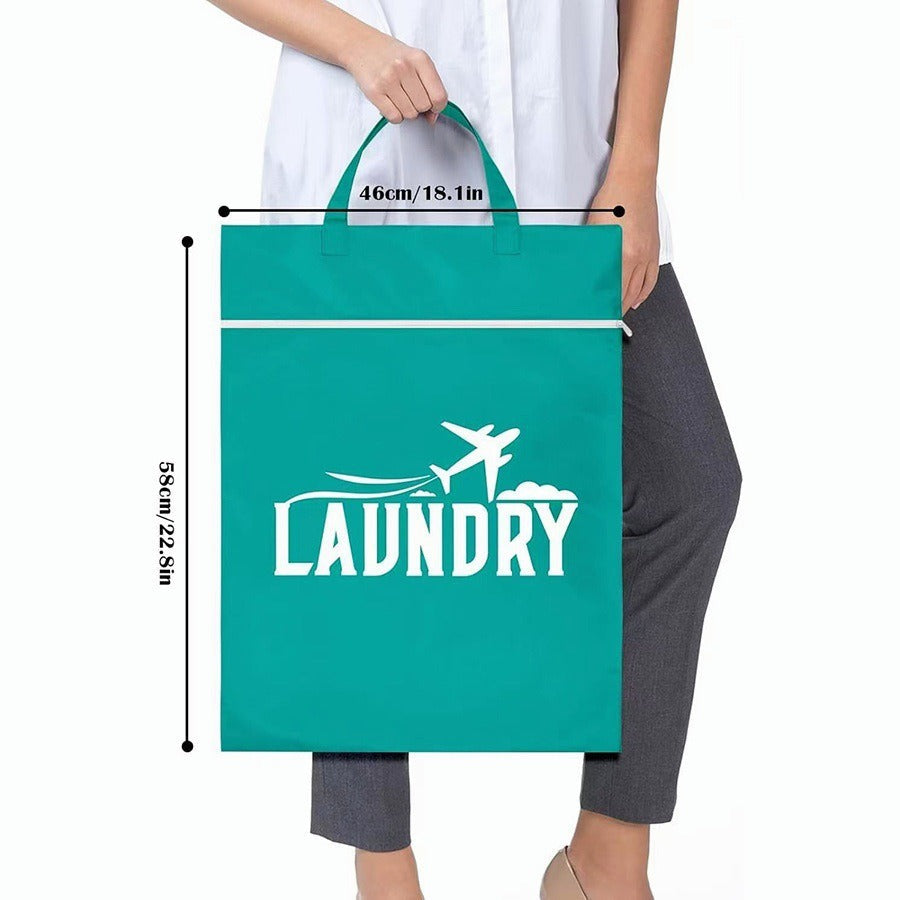 Stylische Wäsche Tasche mit Reißverschluss Brehn