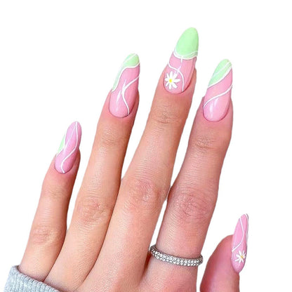 Künstlerisches Stiletto-Nagelkunst-Design