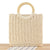 Handtasche mit Modernem Geometrischen Strickdesign Brehn