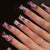 Kunstnagelset mit eleganten Blumen- und Leopardenmotiven Brehn