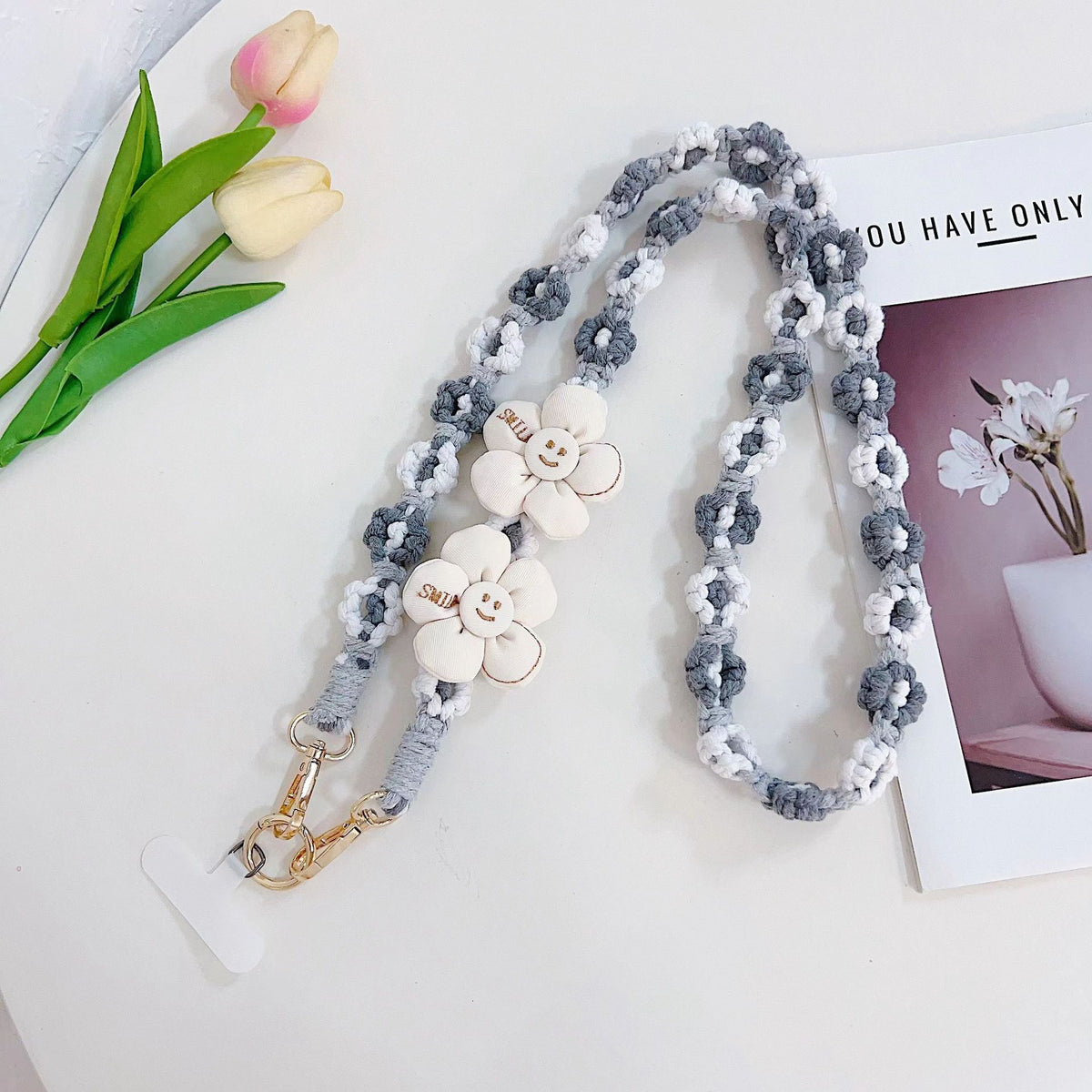 Blumendesign Verstellbare Brillenband Brehn