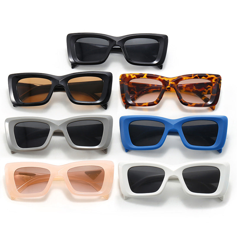 Damen modische quadratische Sonnenbrille mit stilvollem Rahmen Brehn