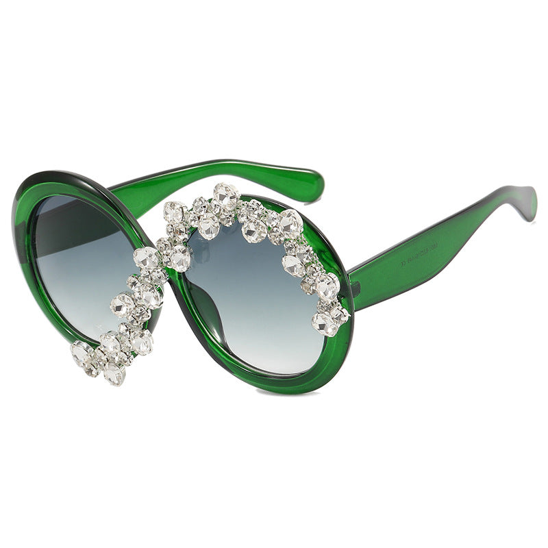 Damen Glamouröse Sonnenbrille mit Strassapplikationen Brehn