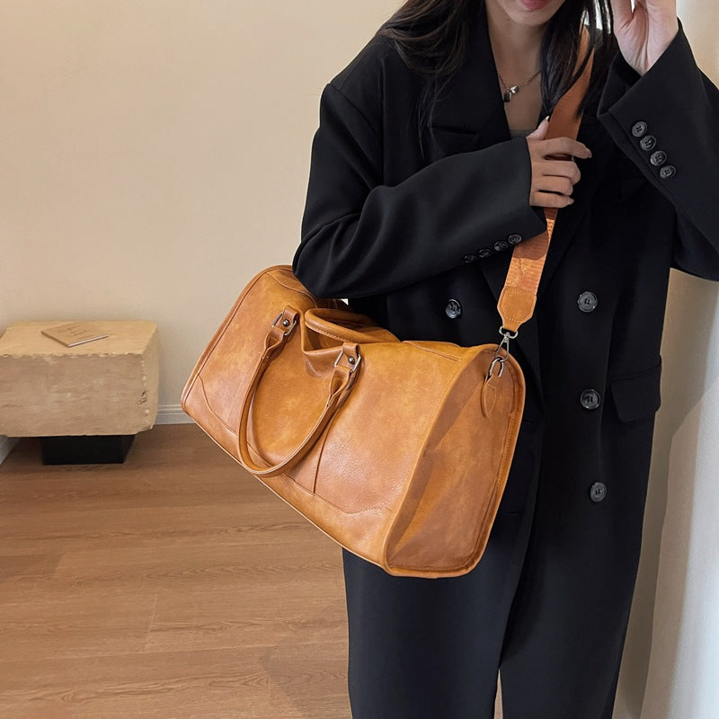 Hochwertige Leder-Reisetasche Brehn