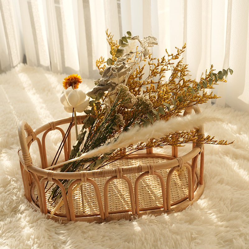 Damen ovaler Rattan-Servierkorb Brehn