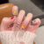 Künstlerisches Press-On-Nagelset mit einzigartigen grafischen Designs Brehn