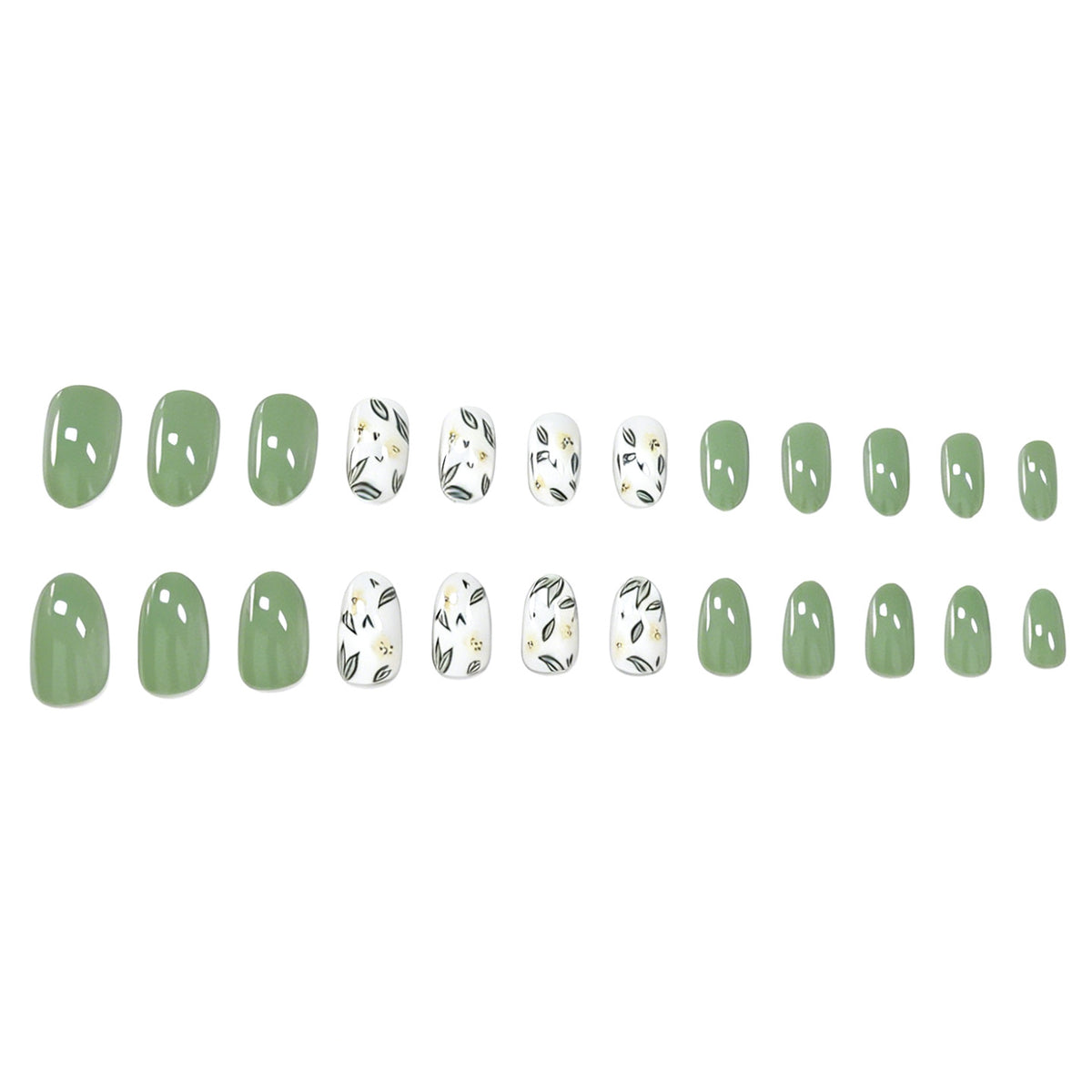 Florale Designs Nagelkunst Set Brehn