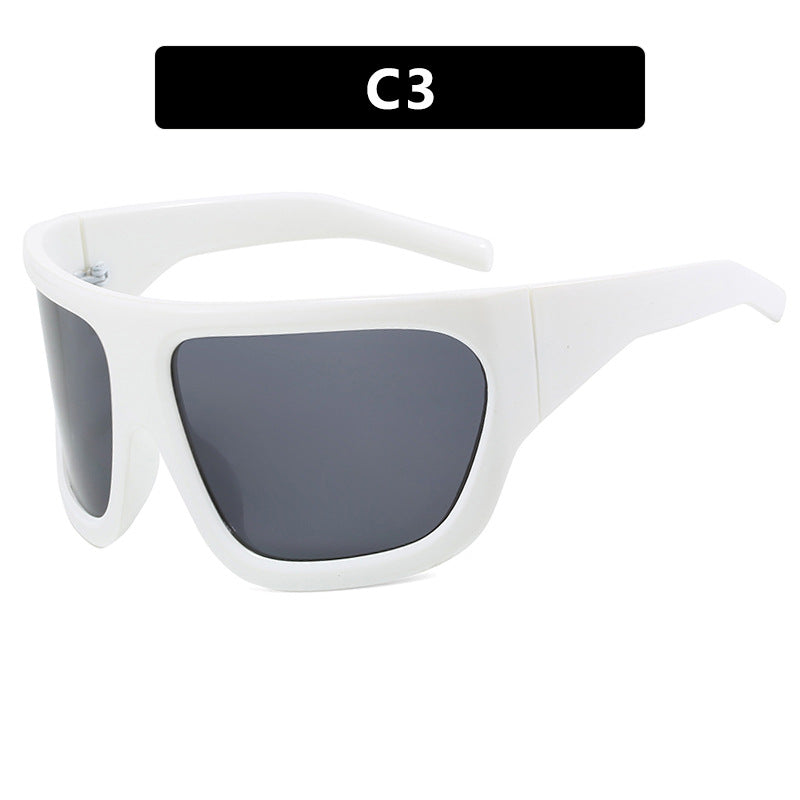 Damen sportliche Oversized-Sonnenbrille Brehn