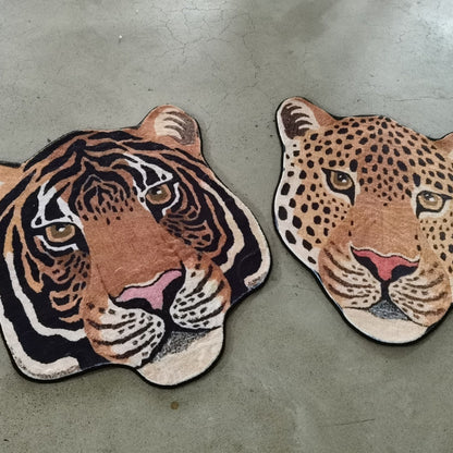 Leopard-Themen Plüsch-Teppich