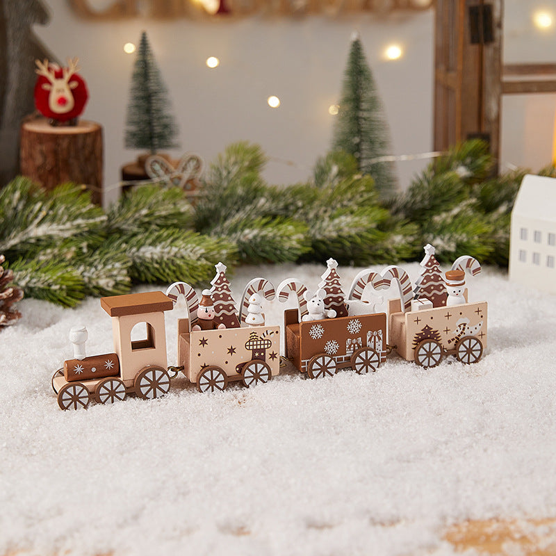 Dekoratives Weihnachtszug-Set Brehn