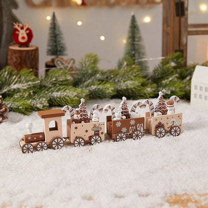 Dekoratives Weihnachtszug-Set Brehn