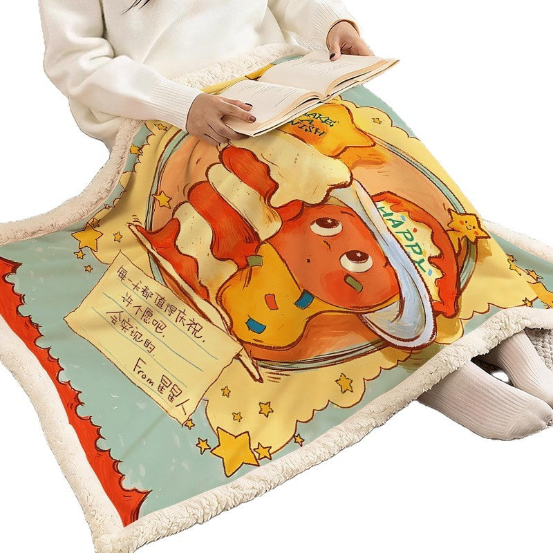 Weiche Flanell Cartoon Fleece Decke