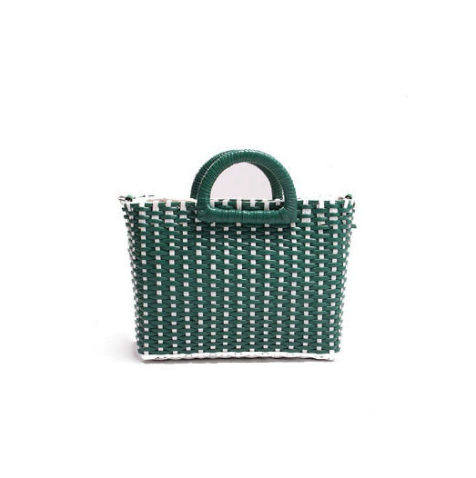 Damen Handtasche im modernen Flecht-Design Brehn
