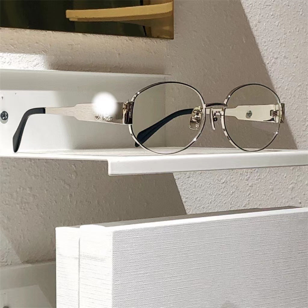 Damen exklusive ovalförmige Designer-Sonnenbrille Brehn