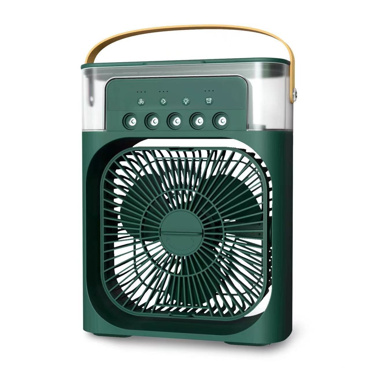 Unisex nan tragbarer Luftkühler und Ventilator mit Wassertank und Nebelfunktion sowie Ledertragegriff Brehn