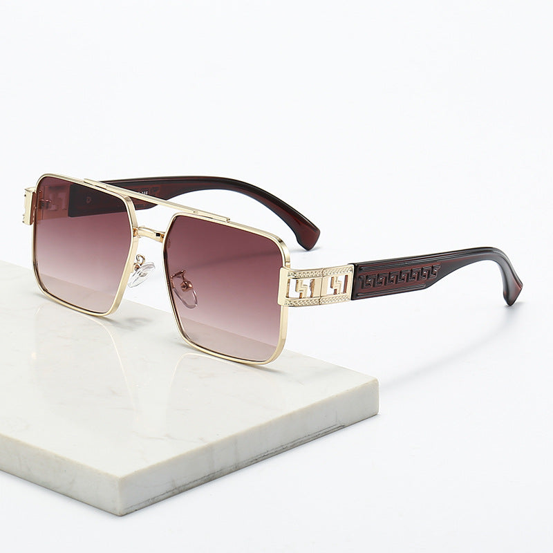 Damen quadratische Sonnenbrille mit ergonomischem Gestell und UV-Schutz Brehn