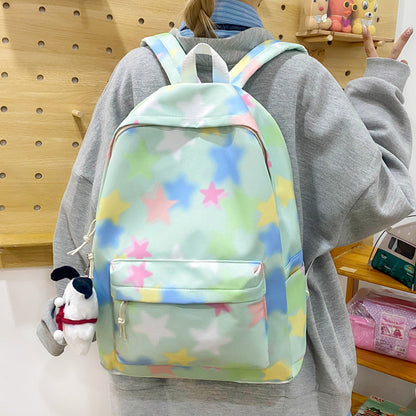 Bunter Sternen-Print Rucksack Brehn