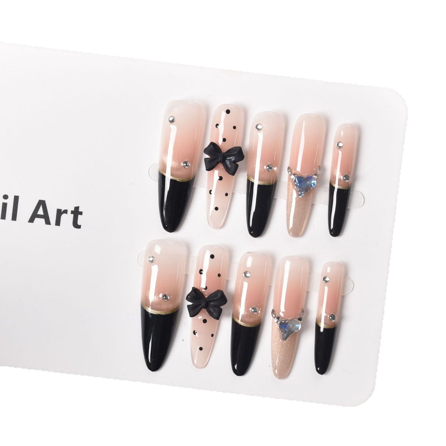 Elegante spitze Press-On-Nagelerweiterungen Brehn