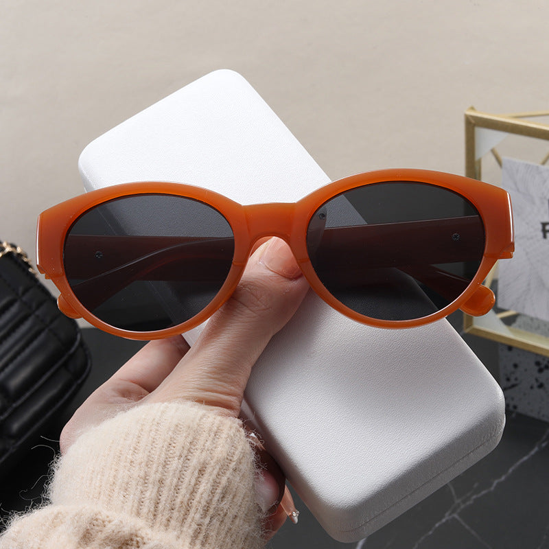 Damen Cat-Eye Sonnenbrille mit exotischem Design und robustem Rahmen Brehn