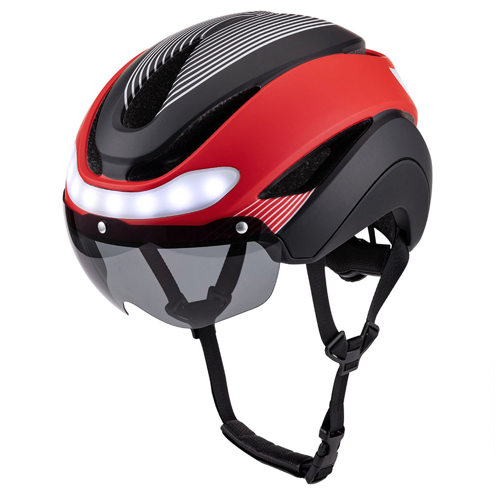 Fortgeschrittene Fahrradhelm mit integriertem Sicherheitslicht Brehn