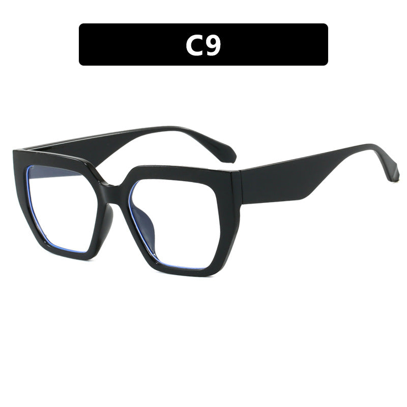 Damen geometrische Brille im modischen Schildkrötenmuster Brehn