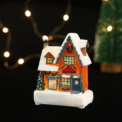 Dekorative Weihnachtsbeleuchtung mit LED-Hausdesign Brehn
