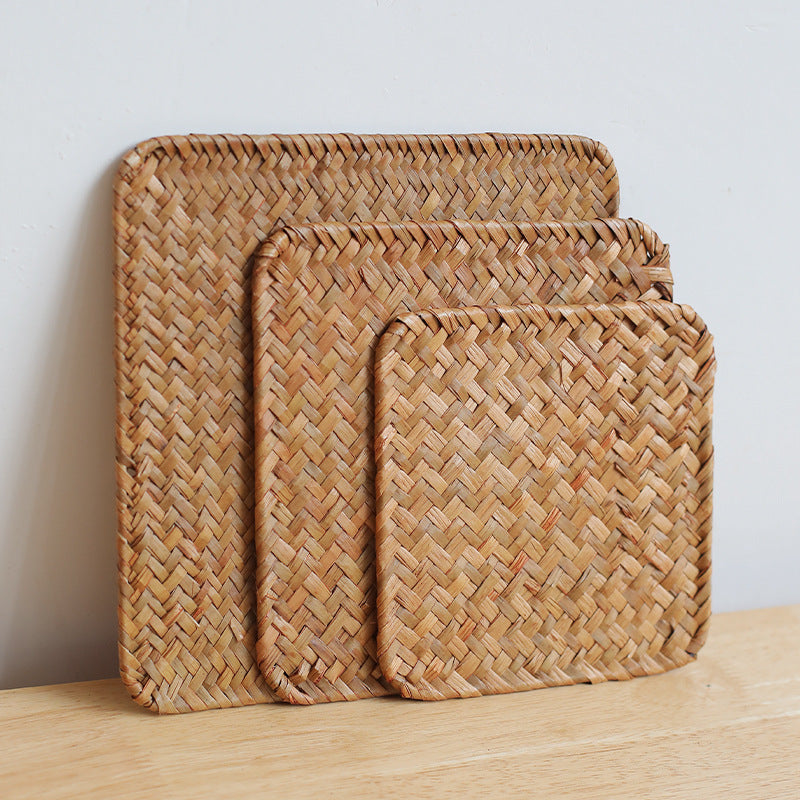 Artisan Gewebtes Serviertablett Brehn