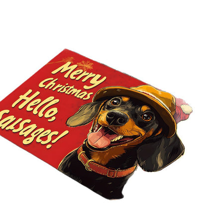Festive Hundethemen-Eingangsmatte Brehn