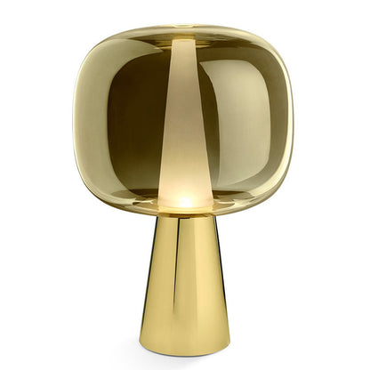 Moderne Minimalistische Stehlampe mit Transparentem Sockel