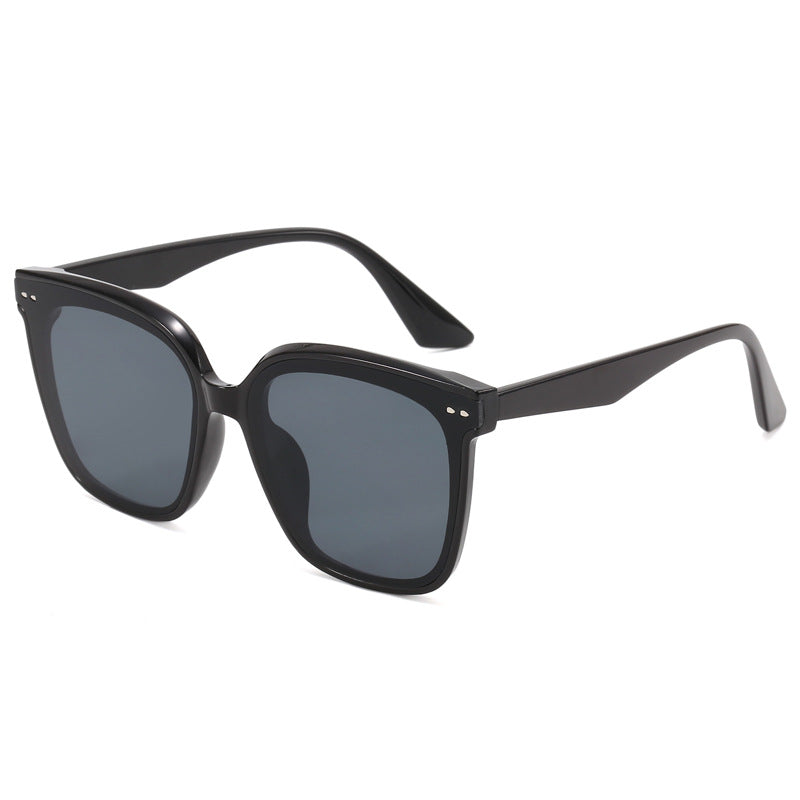 Damen geometrische Sonnenbrille mit luxuriösem Metallrahmen Brehn