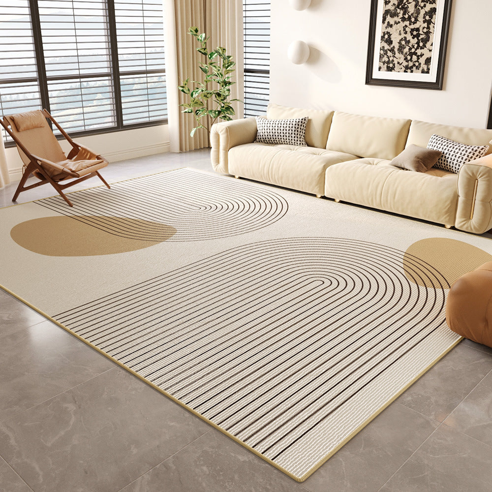 Zeitgenössischer floraler Design-Teppich