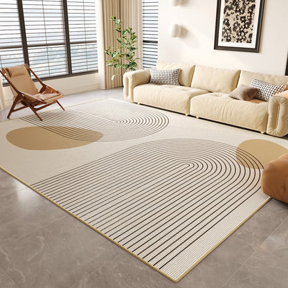 Zeitgenössischer floraler Design-Teppich