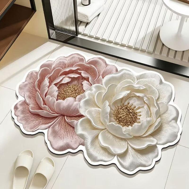 Luxuriöse Florale Badematte Brehn