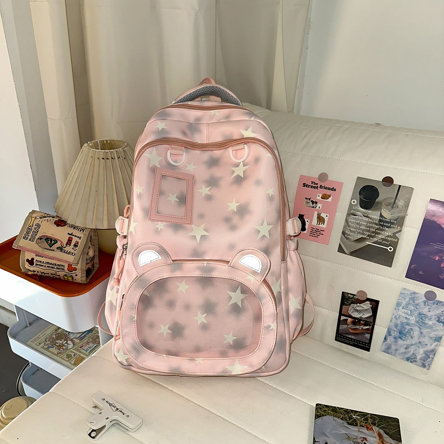 Rucksack mit Niedlichen Applikationen und Durchdachtem Stauraum Brehn