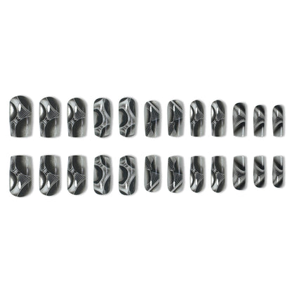Künstlerisches Gel-Nagelkunst-Design Brehn