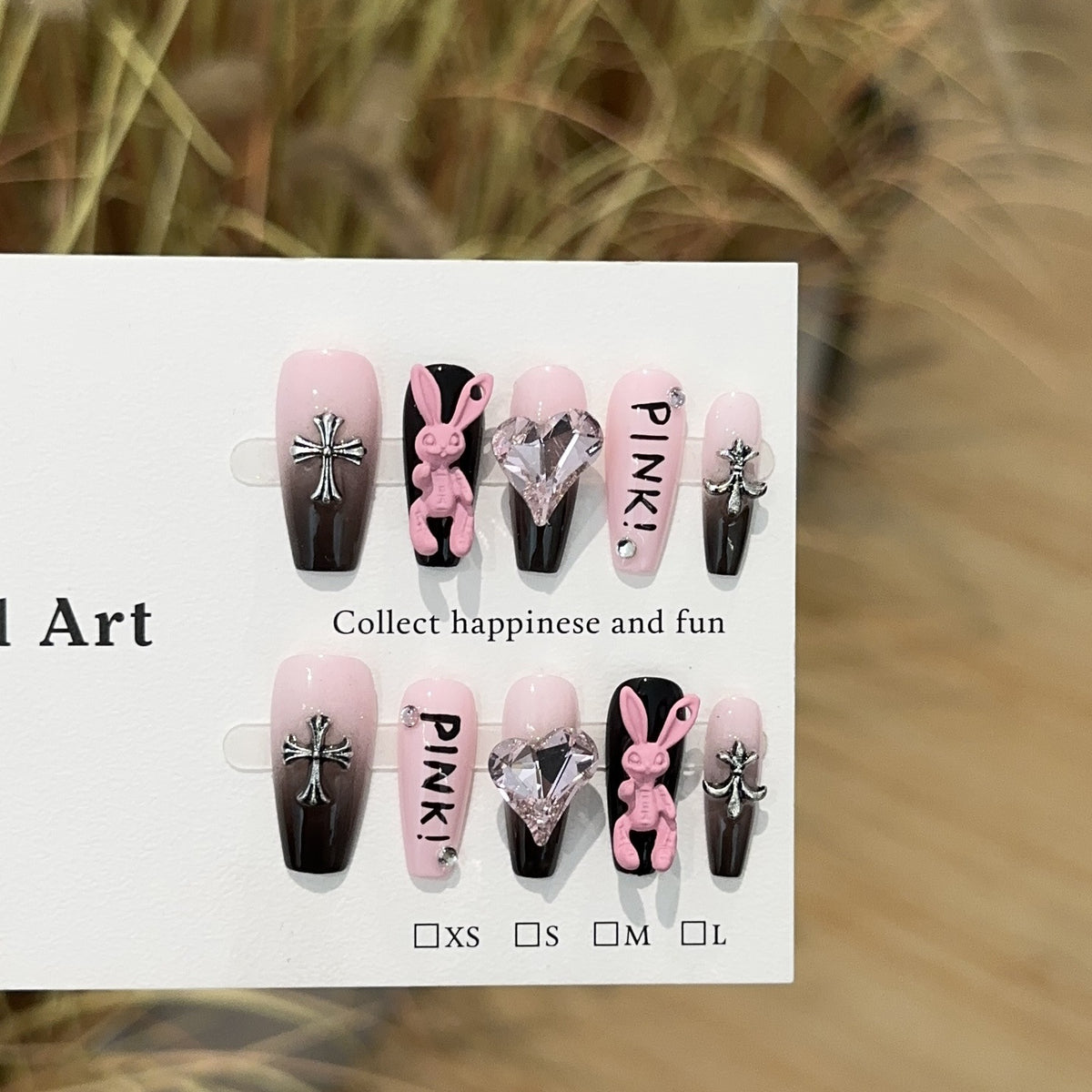 Einzigartige Thematische Press-On Nagelkunst