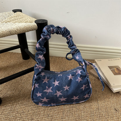 Stylishe Sternenprint-Handtasche