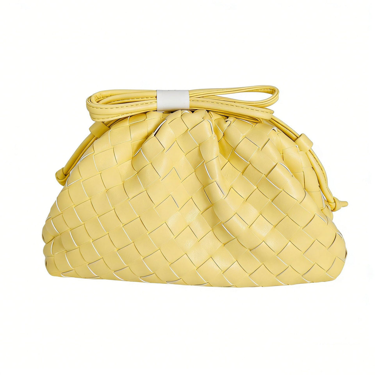 Texturierte Gewebte Handheld Clutch Brehn