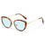 Modische Cat-Eye-Sonnenbrille mit trendigem Schildpatt-Rahmen Brehn