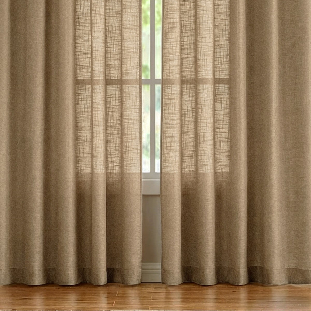 Durchsichtige Leinen-Fenstervorhänge Brehn