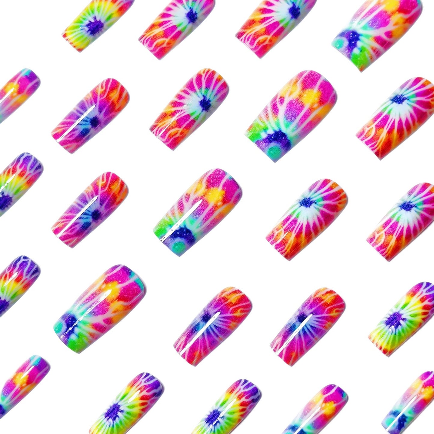 Kreative Nagelkunst Im Psychedelischen Design Brehn