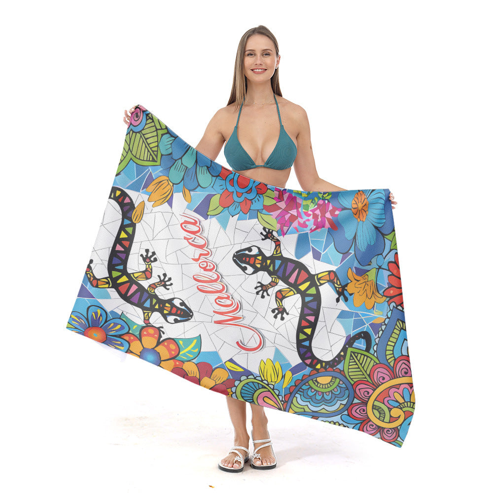 strandtuch mit einzigartigem Unterwasser-Motiv Brehn
