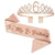 Damen Glitzernde Tiaras mit festlichem Geburtstagsbanner Brehn