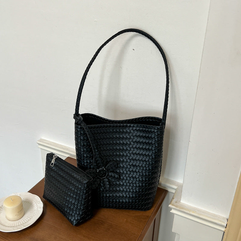 Gewebte Leder Eleganz Tote