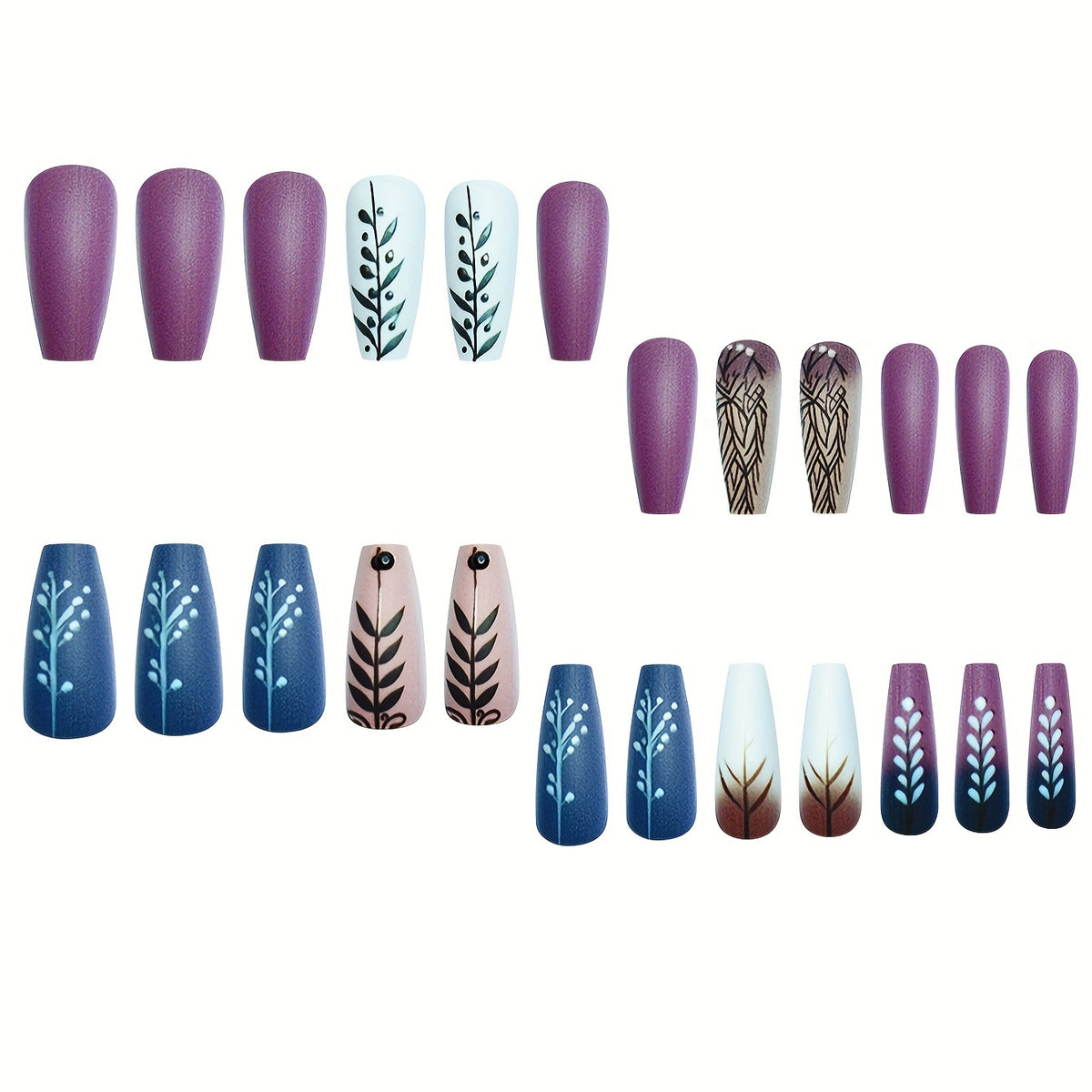 Detailliertes Botanisches Nagelkunstset Brehn