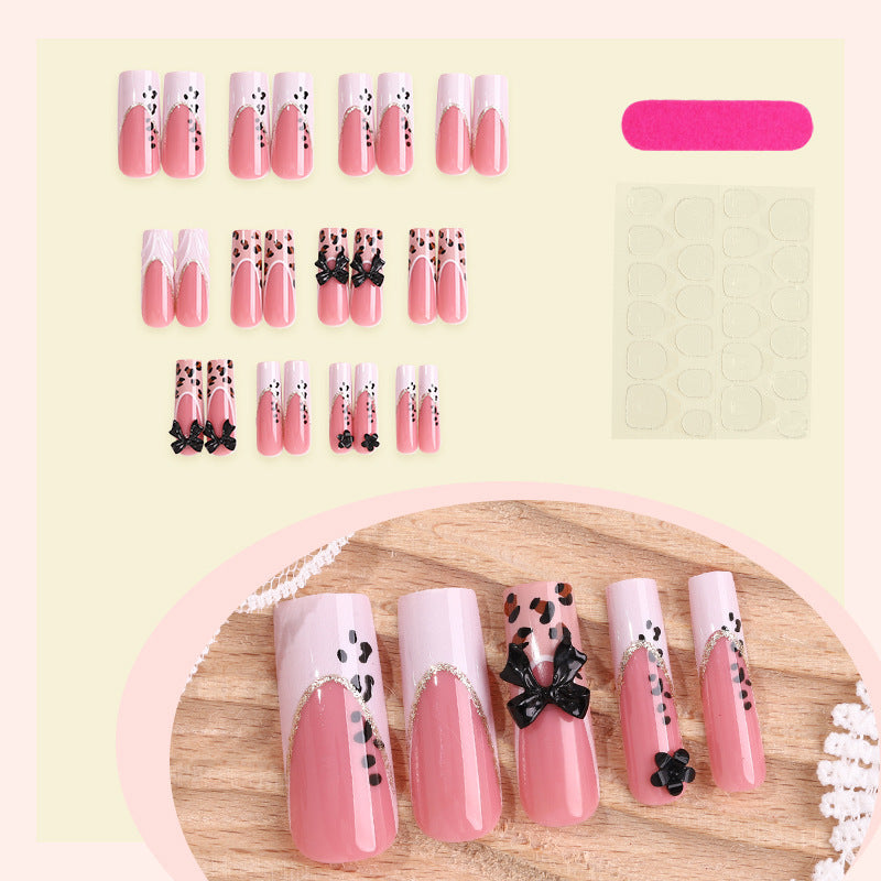 Kunstnagelset mit kreativen Schleifen- und Tiermotiven Brehn