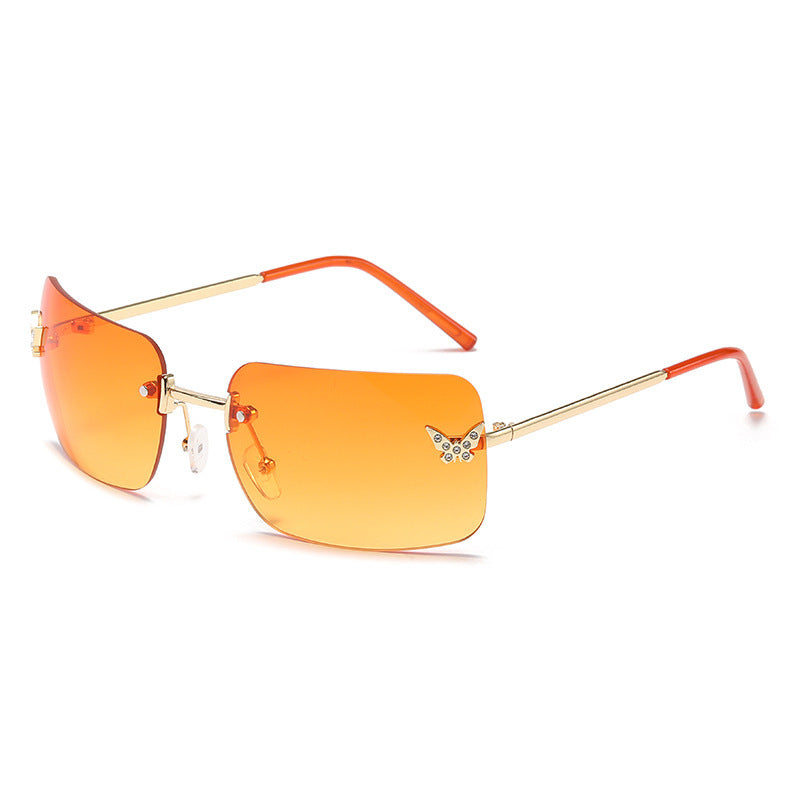 Damen Modische Sonnenbrille mit einzigartigem Rahmen und luxuriösen Akzenten Brehn