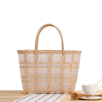 Großzügige Strandtasche mit Transparentem Design Brehn