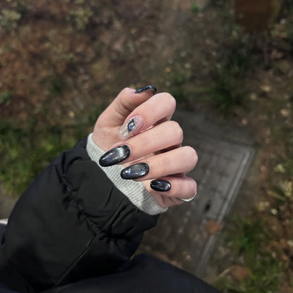 Galaxie Inspirierte Press-On Nagelkunst
